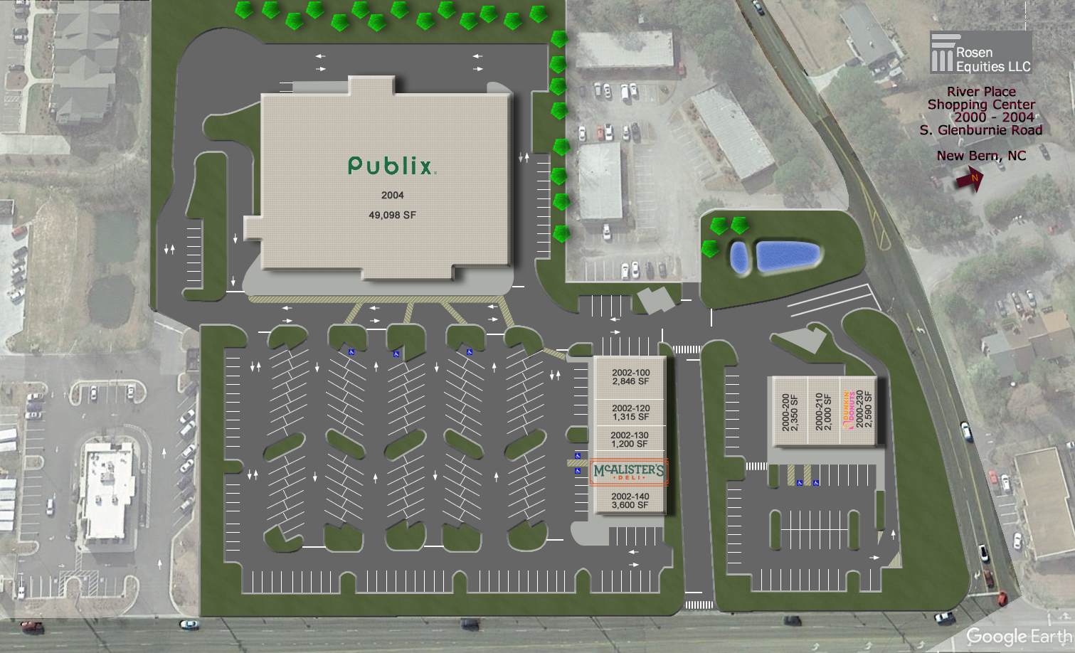 River Place Shopping Center site plan